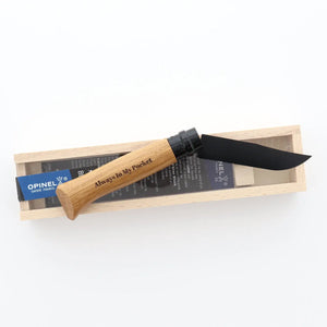 No.08 Black Oak Folding Knife - Opinel