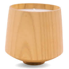 Sea Salt + Orchid Candle in 7.5oz Light Wooden Jar