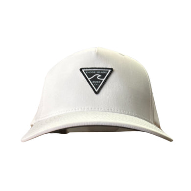 Performance Pinch Front Hat (White) - Rhode Island Surf Co.
