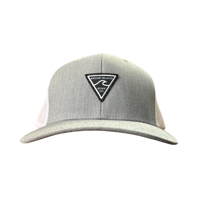 Youth Trucker Hat (Grey/White) - Rhode Island Surf Co.