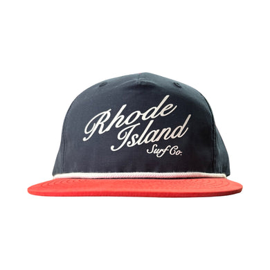 Pinch Front Rope Hat (Red/White/Blue) - Rhode Island Surf Co.