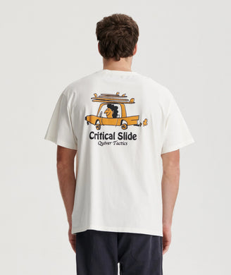 Tactics Tee (White) - The Critical Slide Society