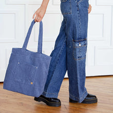 Load image into Gallery viewer, Sammie Corduory Tote Bag - Pretty Simple