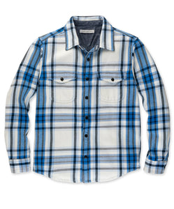 Men’s Blanket Shirt (Cloud Small Carrick Plaid) - Outerknown