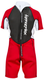 Children's Access 2mm Back Zip Spring Suit Red/Black -Hyperflex