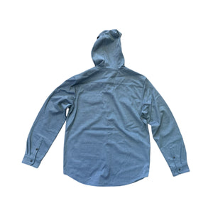 Parson Hooded Long Sleeve Woven (Heather Grey) - Rhode Island Surf Co.