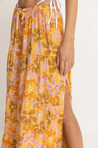 Mahana Floral Tiered Maxi Skirt - Rhythm