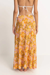 Mahana Floral Tiered Maxi Skirt - Rhythm