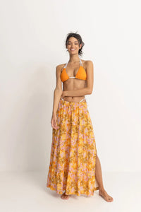 Mahana Floral Tiered Maxi Skirt - Rhythm