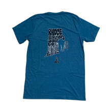 Load image into Gallery viewer, RISC Beaches Tee in blue - Rhode Island Surf Co.