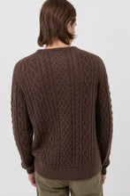 Load image into Gallery viewer, Mohair Fishermans Knit (Brown) - Rhythm.