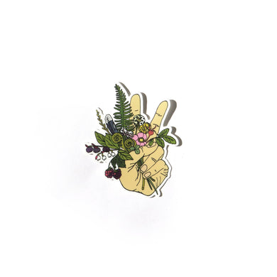 Peace Handful Sticker