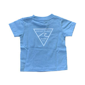 Baby Tee Baby Blue- Rhode Island Surf Co.