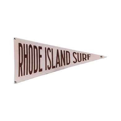 Rhode Island Surf Leather Pennant Flag