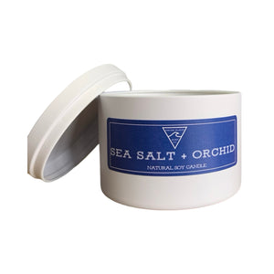 Sea Salt + Orchid Candle 8 oz