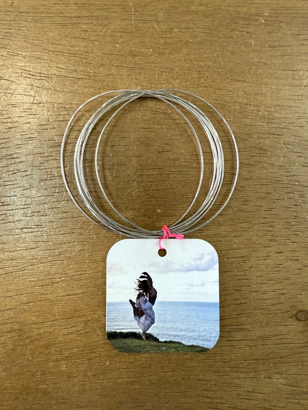 Sterling Silver Stack of 7 Bangles - Olia