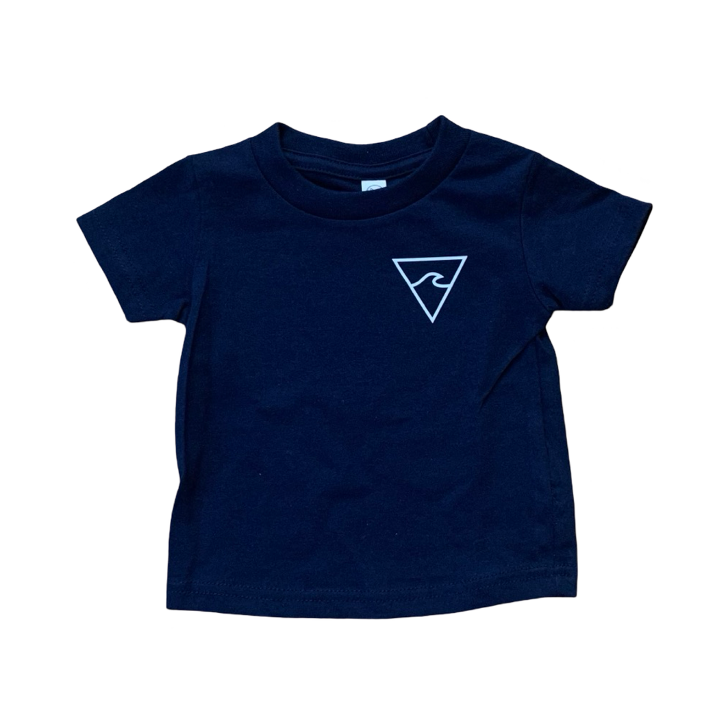 Baby Tee Navy Blue- Rhode Island Surf Co.