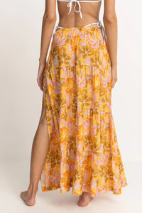 Mahana Floral Tiered Maxi Skirt - Rhythm