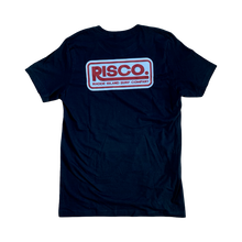 Load image into Gallery viewer, RISCO Patch Tee (Black) - Rhode Island Surf Co.
