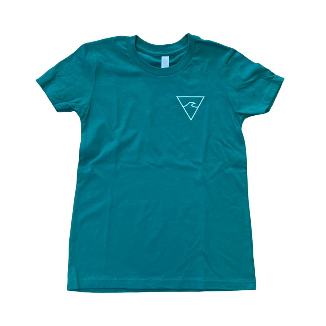 Kids Youth Premium Tee (Emerald Green) - Rhode Island Surf Co.