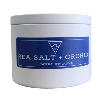 Sea Salt + Orchid Candle 8 oz