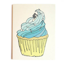 Load image into Gallery viewer, Wave Cupcake Card