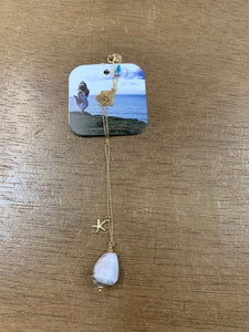 14KGF Maui Shell with Starfish Chain Necklace - Olia