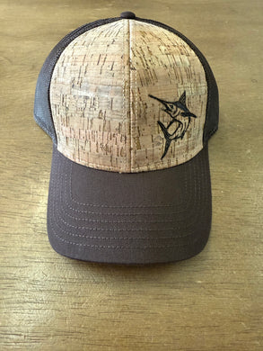 Custom Engraved Swordfish 6 Panel Hat- Ocean State Spearguns