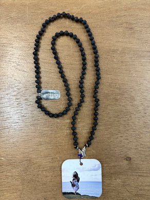 Lava Rock Beads Sterling Silver 