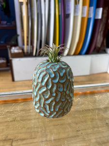 Turquoise Minibud Vase - Downeaster Pottery