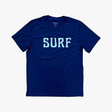 SURF Tee (Navy) - Rhode Island Surf Co.