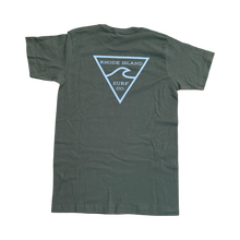 Load image into Gallery viewer, RISCO Premium Tee (olive green) - Rhode Island Surf Co.