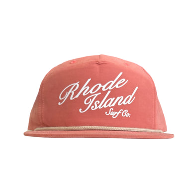 Pinch Front Rope Hat (Salmon/Birch) - Rhode Island Surf Co.