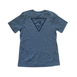 RISC Premium Tee in Grey- Rhode Island Surf Co.