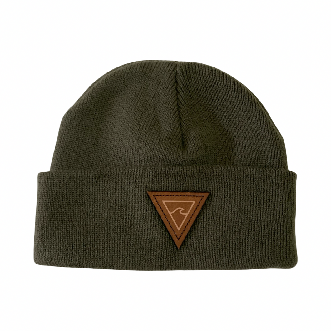 Kids Woven Knit Beanie (Loden) - Rhode Island Surf Co.
