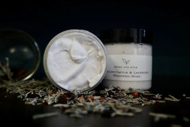 CoconutMylk & Lavender Whipped Soap