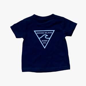 Baby Tee Navy Blue- Rhode Island Surf Co.