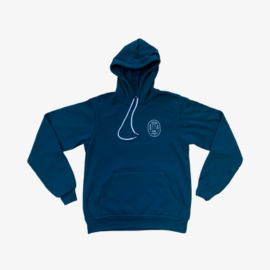 Westerly Fish Brand Pullover Hoodie (Altantic Blue) - Rhode Island Surf Co.