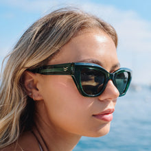 Load image into Gallery viewer, Avery (Emerald/Green)- I Sea Sunglasses