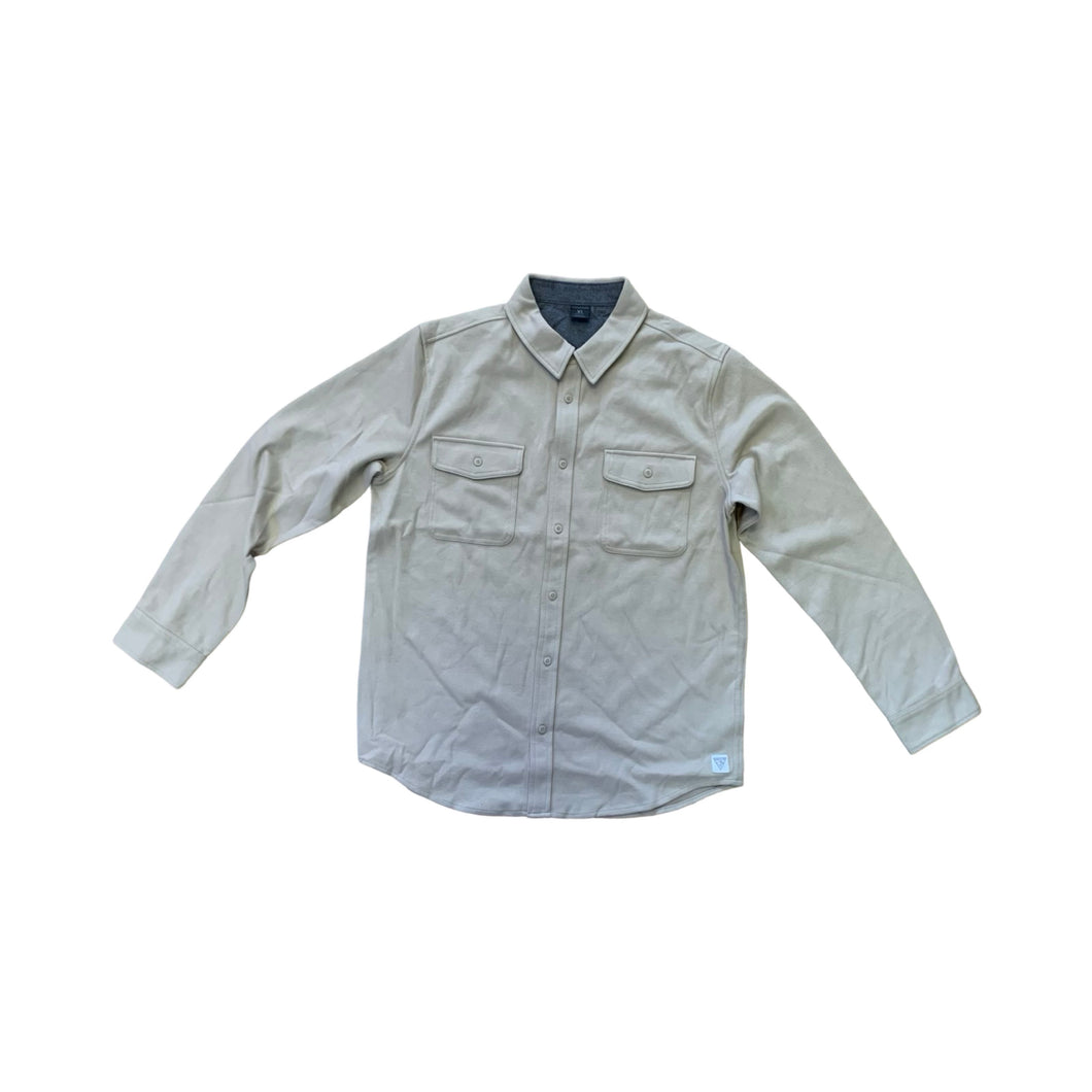 Banks Long Sleeve Woven (Oat) - Rhode Island Surf Co.