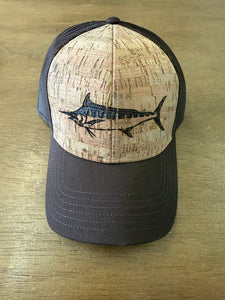 Custom Engraved Marlin 6 Panel Hat- Ocean State Spearguns