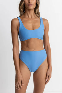 Classic Crop Top Blue - Rhythm