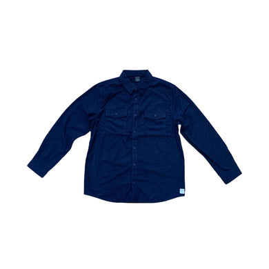 Tazi Long Sleeve Cord Woven (Navy) - Rhode Island Surf Co.