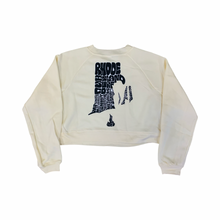 Load image into Gallery viewer, Women’s Beaches Cropped Crewneck (Pale Yellow) - Rhode Island Surf Co.