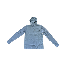Load image into Gallery viewer, RISCO Hooded Long Sleeve UPF50 (Platinum) - Rhode Island Surf Co