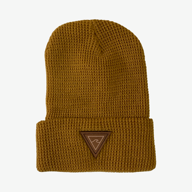 Waffle Knit Beanie (Wheat) - Rhode Island Surf Co.