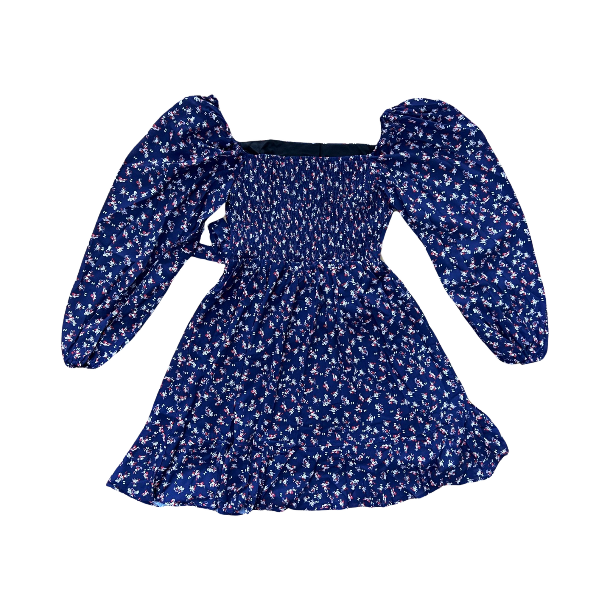 Floral Square Neck Dress - Rhode Island Surf Co. Floral Square Neck Dress - Rhode Island Surf Co.
