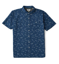 Load image into Gallery viewer, In Bloom Dark Denim Short Sleeve Shirt - Vissla