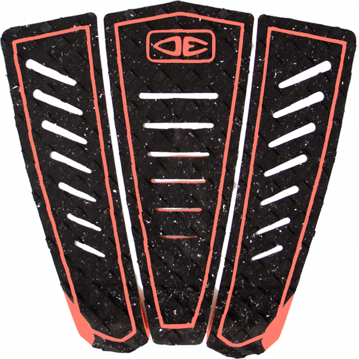 Kanoa Igarashi Signature 3pc Tail Pad Black/Coral- Ocean & Earth