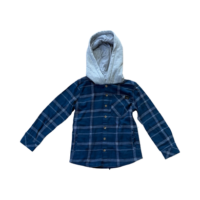 Clark Boys Flannel Hoodie - Rhode Island Surf Co.